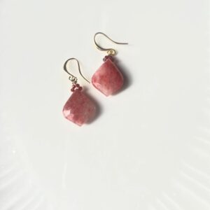 Natural Red Jasper Earring