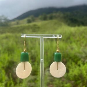 Bone Beads, Acrylic Earrings