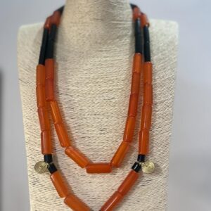 Tradtional Fusion Double Strand Neckpiece