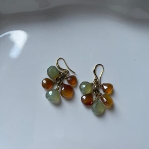 Natural Mystic Chalcedony Earrings