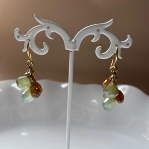 Natural Mystic Chalcedony Earrings