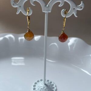 Natural Chalcedony Earring