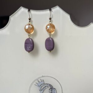 Glass and Crystal Beads Earring