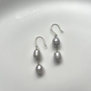 Fresh Water Pearl with Sterling Silver String