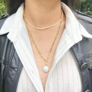 Gold Plated Medallion Pendant Neckpiece